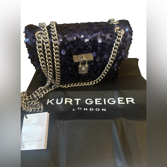 Kurt Geiger Handbags - Kurt Geiger London Sequin Mini Braxton Crossbody Bag with Dustbag